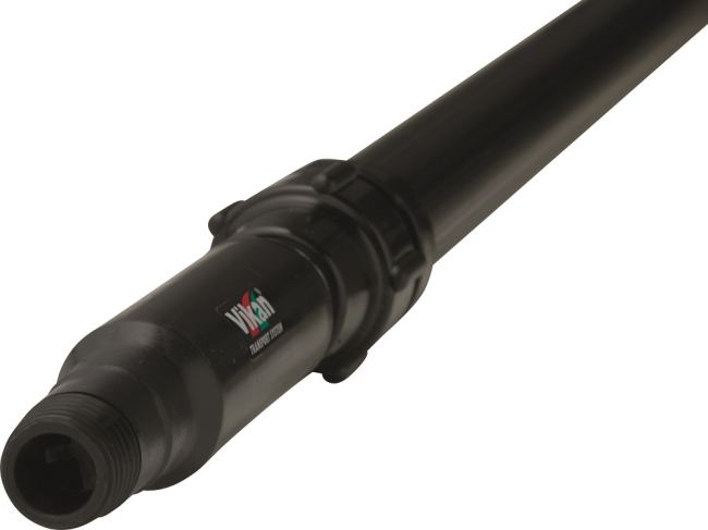 Preview: Vikan Alu Teleskopstiel mit Wasserdurchlauf 1.6 - 2.8m